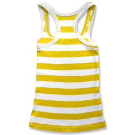 BACK - Yellow Stripes Tank Top