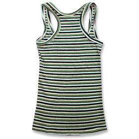 BACK - Green-White-Green Tank Top