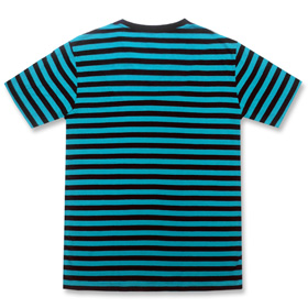 BACK - Stripey, Turquoise Top