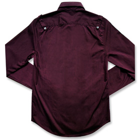 BACK - Shirt In Stripey Red Shirt