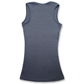 BACK - Bluish Beads Top