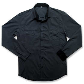 Shirt In Stripey Grey Shirt