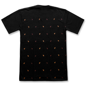 BACK - Deers In Black T-shirt