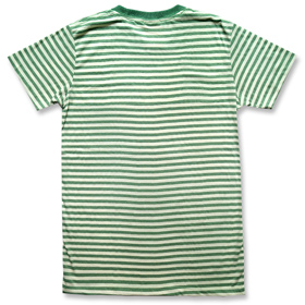 BACK - Stripey, Green Top