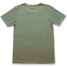 BACK - Stripey, Light Green Top