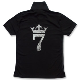 BACK - Black '7' Polo