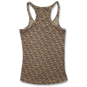BACK - Brown Racerback Tank Top